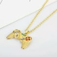 thumbnail image 4 of HOOUN Unisex Retro Crystal&nbsp;Necklace Video Game Controller Console Men Women 0541-Gold, 4 of 5