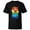 Black, variant on Disney Goofy Rainbow - Short Sleeve T-Shirt for Kids - Customized-White