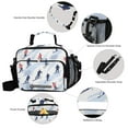 thumbnail image 4 of ALAZA Skater Winter Lunch Box Insulated Cooler Bag Reusable Tote Bags Shoulder Strap, 4 of 7