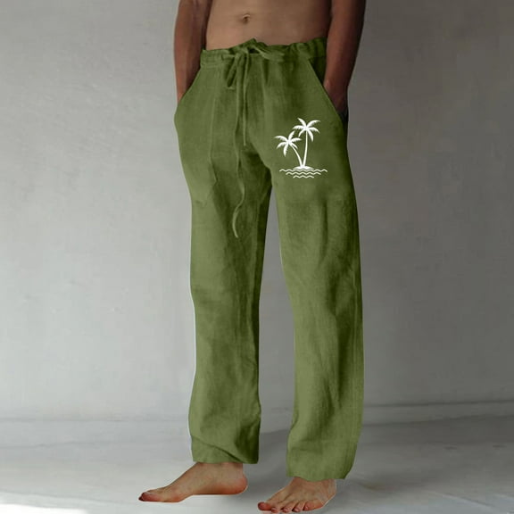 Runfenguu Cargo Pants For Men Cargo Pants Men Fashion Print Casual Elastic Waist With Pocket Trousers Sport Pants Motorcycle Pants