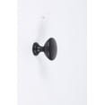 thumbnail image 3 of Mainstays Matte Black Round Mushroom Knob, 3 of 4
