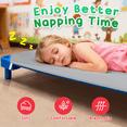 thumbnail image 3 of Comfyanno Cot Sheets for Daycare Standard Size - Fits 23" x 52" Cot, 10 Pack Bulk, Daycare Essentials, Soft & Comfortable Fitted Cot Cover, for Preschool Kids Nap Time, Brushed Microfiber - Gray, 3 of 10