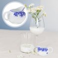 thumbnail image 4 of Small Creamer Pitcher Chinese Style Porcelain Coffee Milk Creamer Pitcher with Handle, 4 of 5