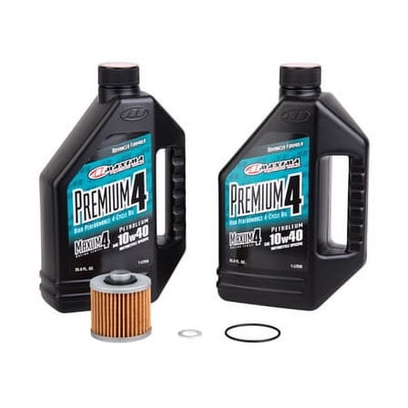 Oil Change Kit With Maxima Premium 10W-40 for Yamaha WR250F 2001-2002