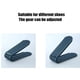 thumbnail image 5 of Fiudx Zapatero Compacto, Diseño Ajustable de Doble Capa, Material Pp, Tapón Trasero Antideslizante, Ideal para Calzado Deportivo, Zapatillas, Zapatos de Cuero, Hogar o Armario. Azul Oscuro, Azul Clar, 5 of 5