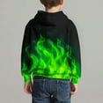 thumbnail image 3 of Eltusu Boys Winter Hoodies, Long Sleeve Pullover Comfort Printed Warm Sweatshirts Green Size 5-6 T, 3 of 5