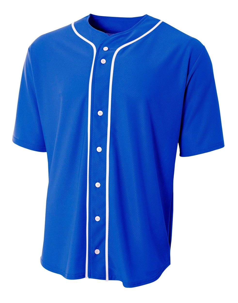 A4 Sportswear Baseball Full Button Custom or Blank Back Wicking Youth & Adult Jersey 8 Uniform Colors 