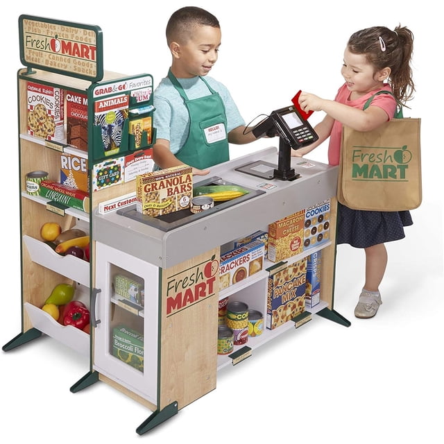 Puesto de Supermercado Fresh Market grocery store Melissa & Doug 3+ melissa y doug 19340