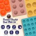 thumbnail image 2 of EnergyBud Chocolate Bomb Silicone Mold Set 4-Pack Molds for Baking, Hot Chocolate Bombs, Candy, and Soap, 2 of 9