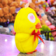 thumbnail image 4 of PELUCHERIA - Patito de Peluche Amarillo con Lazo Rojo, 20 cm, Suave y Adorable (Patito Wiki, 1, Unidad), 4 of 7