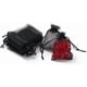 thumbnail image 1 of 50 bolsas de regalo de organza con cordón ajustable, ideales para bodas y fiestas. Bolsitas de organza negras., 1 of 4