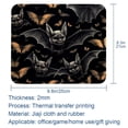 thumbnail image 5 of Bat Printed Square Mouse Pad, 8.3x9.8 Inch Non-Slip Rubber Bottom Gaming Mouse Pad for Office Use, 5 of 6