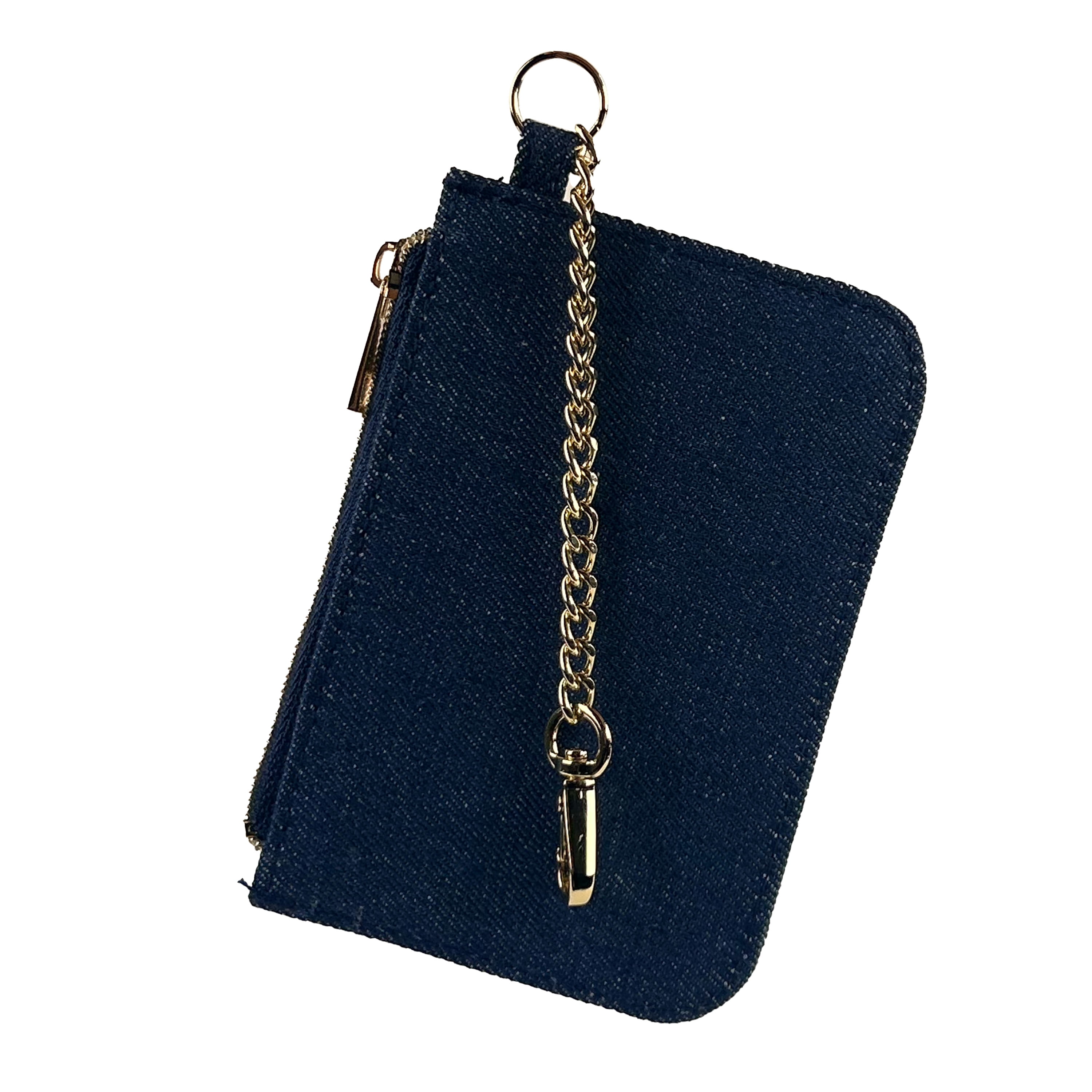 Hello Hobby Small Adult Unisex Wallet with Chain, Denim