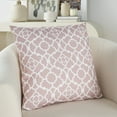 thumbnail image 4 of Nourison Lovely Lattice 20" x 20" Blush Indoor/Outdoor Washable Throw Pillow, 4 of 6