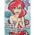 thumbnail image 4 of Disney Girls' Ariel Long Sleeve Rash Guard Swimsuit Set, Sizes 4-12, 4 of 4