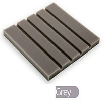 Fasiaou 10x10 x1 Inches Strip Designed Acoustic Foam Panels, Sound Proof Foam Panels Black, High Density and Fire Resistant Acoustic Panels, Sound Panels, Studio Foam for Wall and Ceiling,1 pc