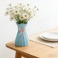 thumbnail image 5 of Unique Faux Weave Decorative Vase Modern Plastic Floral Vase For Home Wedding Table Centerpiece Shelf Display Minimalist Decorative Accent For Living Room Bedroom Office Stylish Gift, 5 of 6