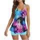 thumbnail image 2 of Traje de baño para mujer, traje de baño con tirantes estampados para mujer, conjuntos de bikini de moda, trajes de baño para mujer, 2 of 6