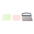 thumbnail image 1 of Raspador de masa multiusos de 3 piezas, apto para uso alimentario, cortador de masa para pasteles, pan, 1 of 14