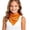 Orange, variant on Neck Scarf for Children Custom Text Neckwear Handmade Lightweight Fashion Scarf for Kids Shawl Red,One Size