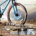 thumbnail image 3 of Mountain Bike for Mens, Akaber 26'' Adults Bike, MTB Bicycle 21-Speed with Internal Cable Routing, Suspension Fork, Dual Disc Brakes, 2.125" Tires, Ergonomic Grips, 3 of 9