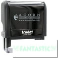 thumbnail image 1 of Large Self-Inking Fantastic with Icons Stamp, Trodat Printy 4913, Press and Print Stamping, Impression Size 7/8" x 2-1/4", Up to 10,000 Impressions - Mint Green Ink, 1 of 10