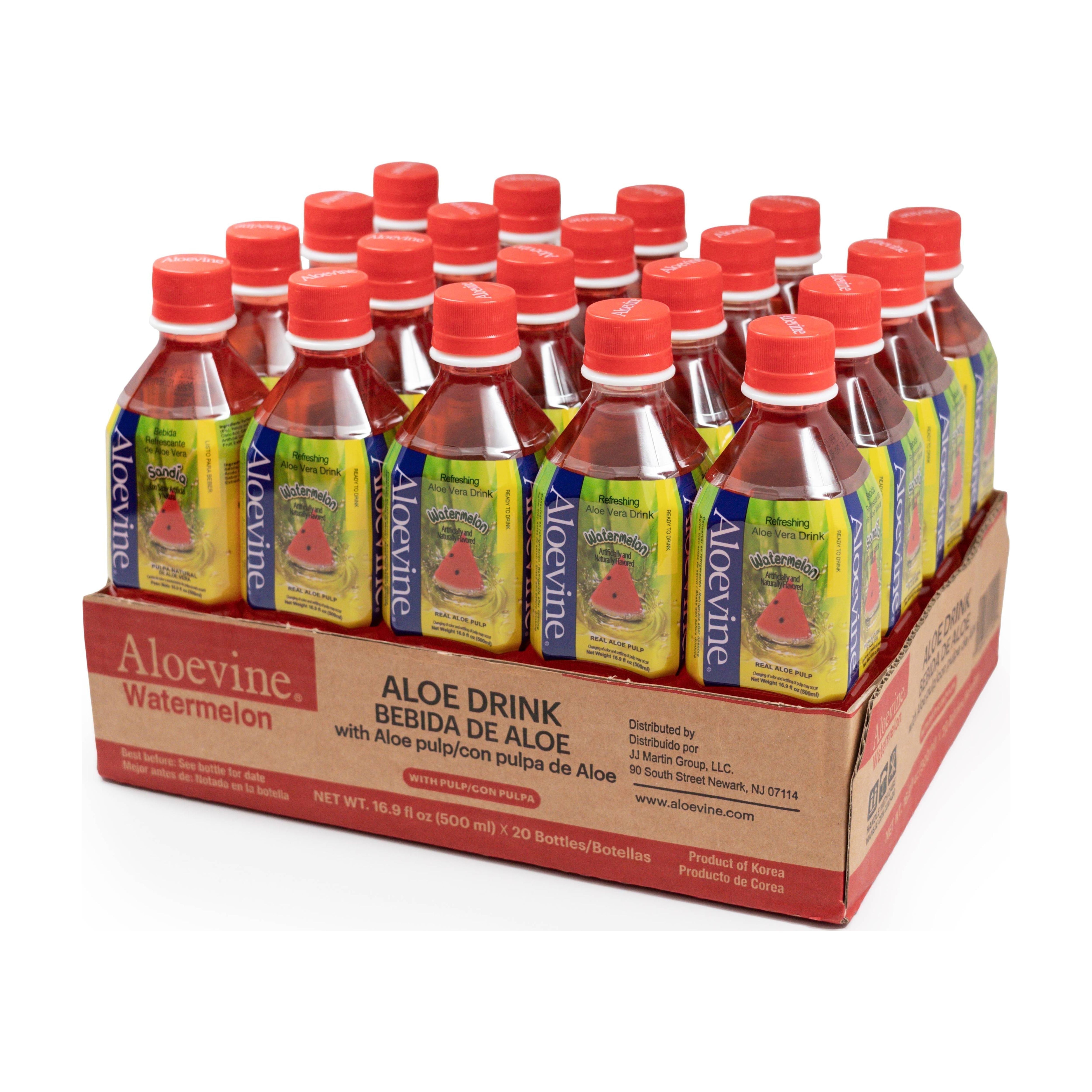 Aloevine Aloe Vera Juice Drink, Grape Flavor, Ready to Drink, 16.9