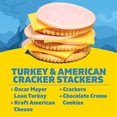 Lunchables Turkey & American Cheese Cracker Stackers Kids Lunch Snack