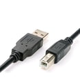 thumbnail image 4 of Cable de impresora de 10 metros, cable de impresora USB 2.0, cable tipo a- a B- para impresora / escáner-negro Macarena cable de impresora, 4 of 8