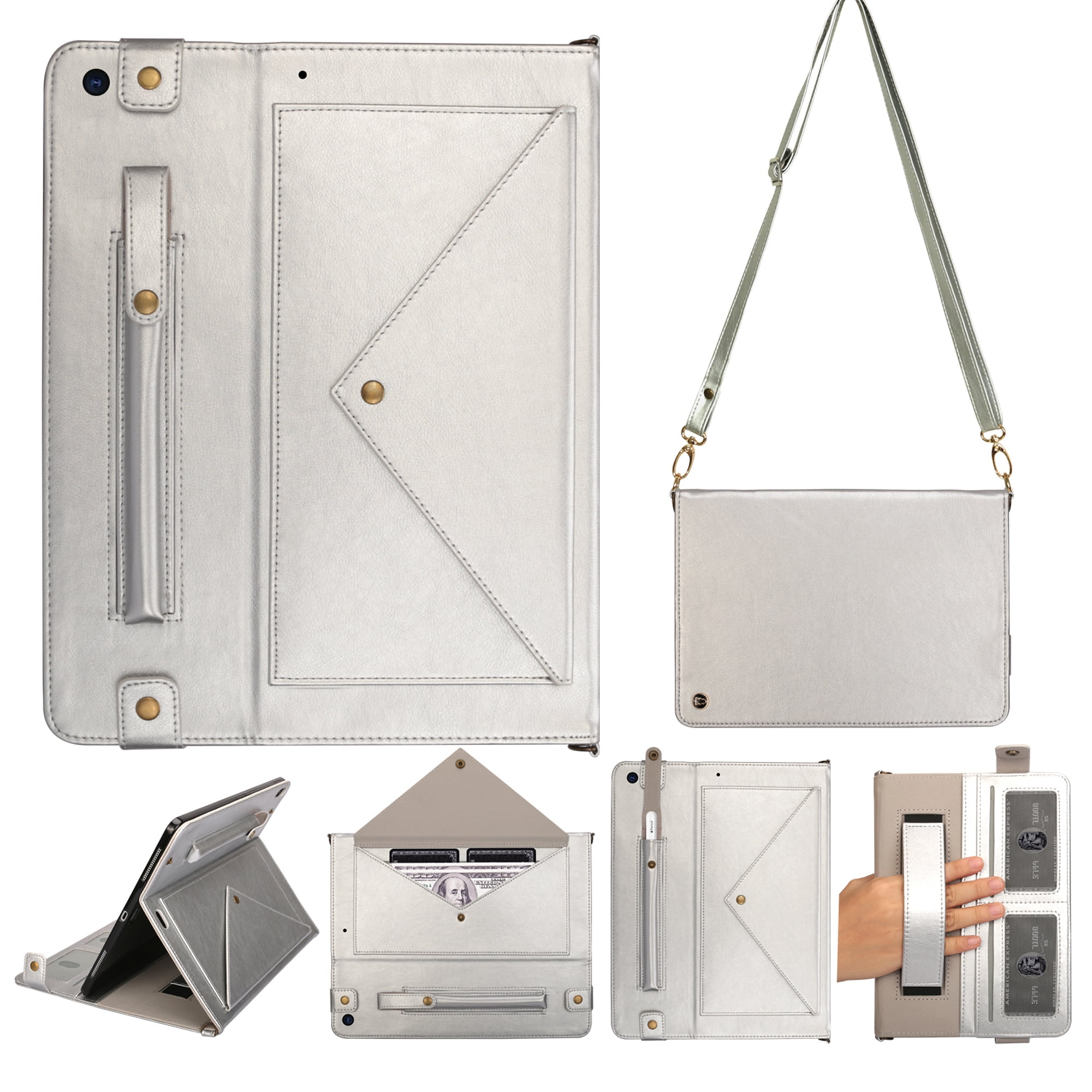 iPad 7th Generation Case, 10.2 iPad Cover with Pen Holder, Dteck