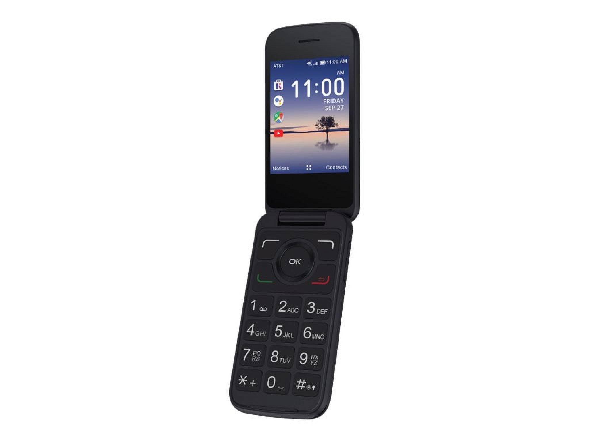 Alcatel 4052R 2.8" 4GB Memory At&t GSM SmartPhone, Black