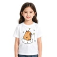thumbnail image 4 of FUZHIQ Boys Girls Cute Soft Graphic T-Shirt Lovely Animal Short Sleeve Crewneck Top, Soft Comfortable Summer Casual Shirt,9-10 Years, 4 of 4