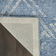 thumbnail image 4 of Nourison Venosa Geometric Indoor Area Rug - 3'9" x 5'9" Blue/Ivory, 4 of 8