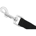 thumbnail image 2 of Genwiss Solid Nylon Dog Leash, Dog/Puppy Obedience Recall Training Agility Lead (15 feet, Black), 2 of 9