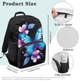 thumbnail image 7 of Yuyamidu Blue Butterfly Backpack for Girls 8-12 Kids Backpacks Elementary School Bookbag 5Th Grade Children Book Bag with Adjustable Padds Straps, 7 of 7