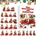 thumbnail image 1 of 2025 Advent Calendar Set Featuring 24 Unique Double-Sided Flat Boots With Realistic Detailed Graphics For Festive Holiday Countdown, 1 of 6