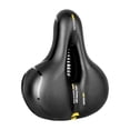 thumbnail image 2 of YiBai Wide Soft Padded Saddle Fits For Exercise And Outdoor Bikes Leather,Yellow,for Father Dad, 2 of 2