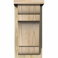 thumbnail image 2 of 8"W x 8"D x 16"H New Brighton Rough Sawn Corbel w/Backplate, Douglas Fir, 2 of 9
