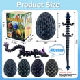 thumbnail image 3 of "3D Printed Luminous Dragon Egg Models,Flexible Joint Animal lacertid Figurines, Stress Relief, Fidget restlessness,Surprise Fantasy Gifts, 3 of 7