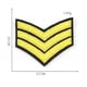 thumbnail image 5 of Paquete de 20 parches bordados del ejército de EE. UU. Rango de sargento para coser en el hombro, 5 of 5