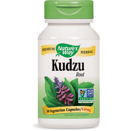 Kudzu Root Extract - Nature's Way - Kudzu Root 613 mg 50 Capsules 14550 Exp.9.18+ SD