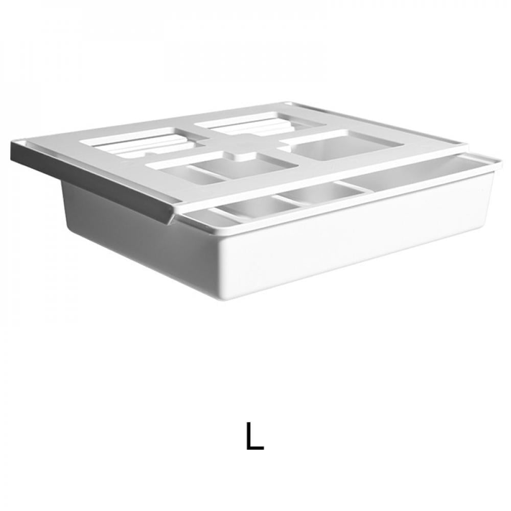 Hidden Table Under Paste Plastic Desk Organizer Pen Brush Storage Boxs Drawer Hidden Table Under Paste Plastic Desk Organizer Pen Brush Storage Boxs Drawer