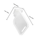 thumbnail image 2 of FENGGUIQU 24Pcs Adjustable White Fridge Shelf Dividers Plastic Refrigerator Compartment Storage Organizer, 2 of 8