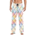 thumbnail image 7 of FORMRS Mens Pajama Pants with Pockets Sleepwear Lounge Bottoms Sizes S-2XL, Colorful Geometric, 7 of 7
