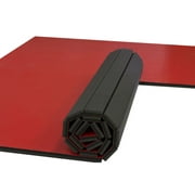 Flexi-Roll Home Wrestling Mat-No Marks, 10'x10', Red