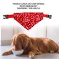 thumbnail image 4 of Collier pour Animaux de Compagnie Bandana, Collier Écharpe de Chiot Rouge Réglable pour Chat 1,0 Cm / 0,4 Po, M 1,5 Cm / 0,6 Po, L 2,0 Cm, 4 of 8