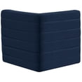 thumbnail image 4 of Meridian Furniture Quincy Navy Velvet Modular Corner Chair, 4 of 26