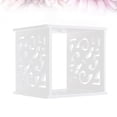 thumbnail image 3 of Creative Bookshelf Partition Decorative Shelving Hollowed Out Wall Shelving Size S White (Big A Grid), 3 of 8