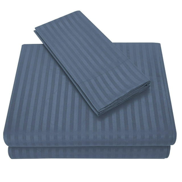 Ensemble de Lit Quatre Pièces en Tissu de Laine Uni Incrusté Ensemble de Draps