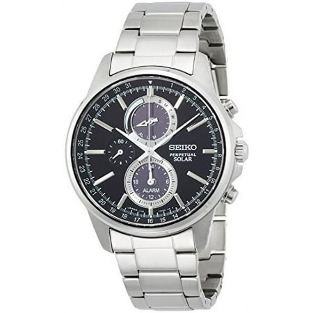 Seiko solar online chronograph sapphire crystal